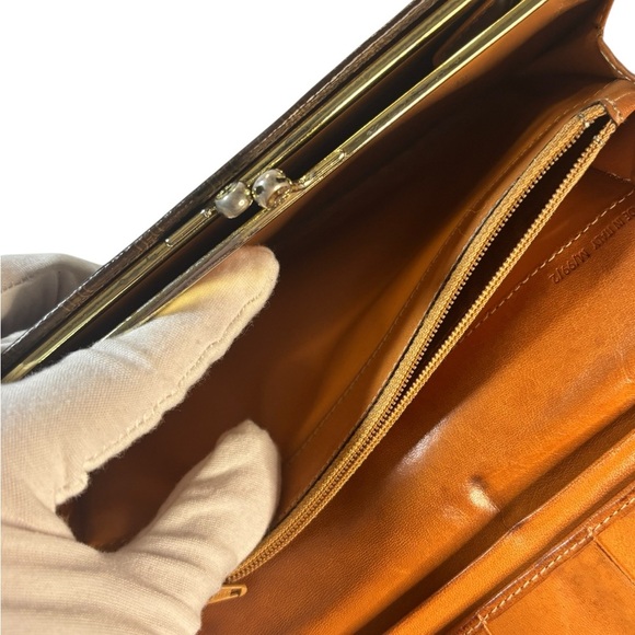 Vintage Céline Macadam Wallet Brown Triomphe Canvas & Leather - Picture 9 of 12